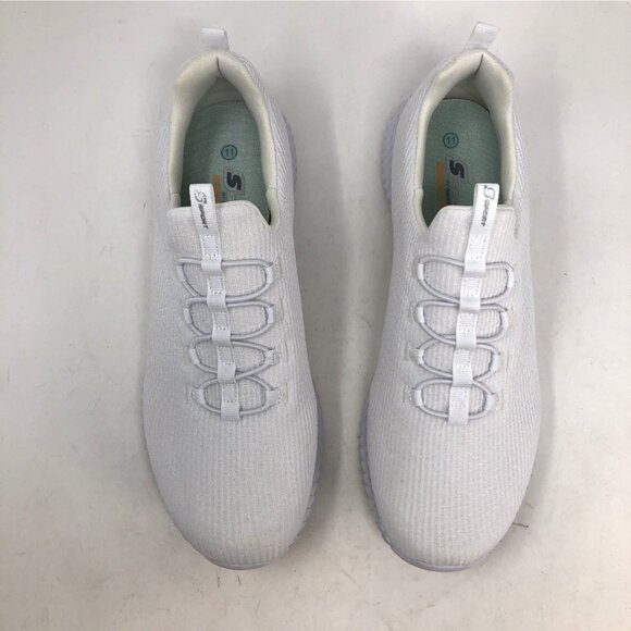 Skechers Sneakers Womens 11 Charlize White S Sport Slip On Memory Foam Athletic - Picture 3 of 8